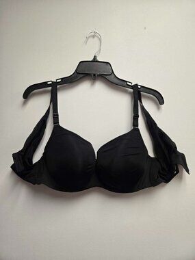 Torrid Full Coverage Balconette Lightly Lined 360° Back Smoothing™ Bra Black 42B